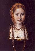 Michiel Sittow Katherine of Aragon oil painting